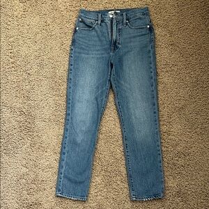 Madewell Perfect Vintage Straight Jeans Size 25
